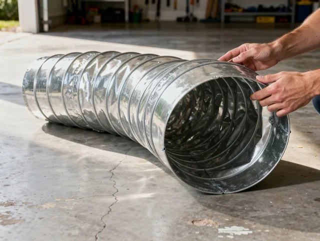 Windsor Locks Dryer Vent Cleaning specialist using advanced equipment for thorough duct cleaning in Windsor Locks
