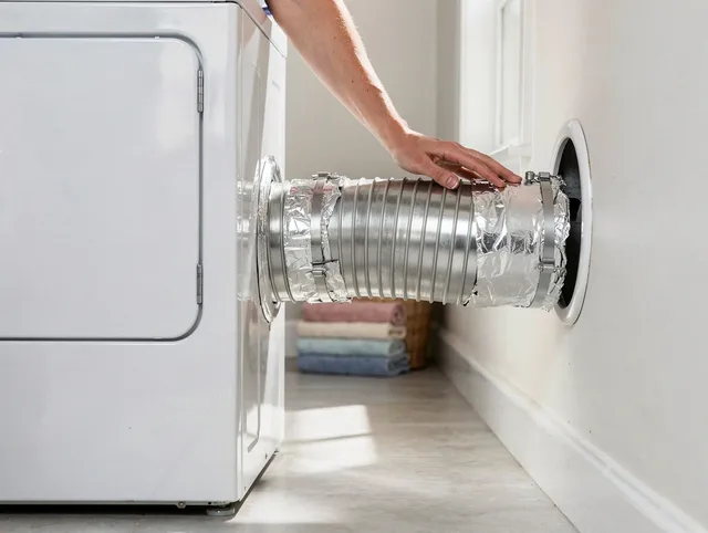 Professional dryer vent hose installation by Windsor Locks Dryer Vent Cleaning in Windsor Locks