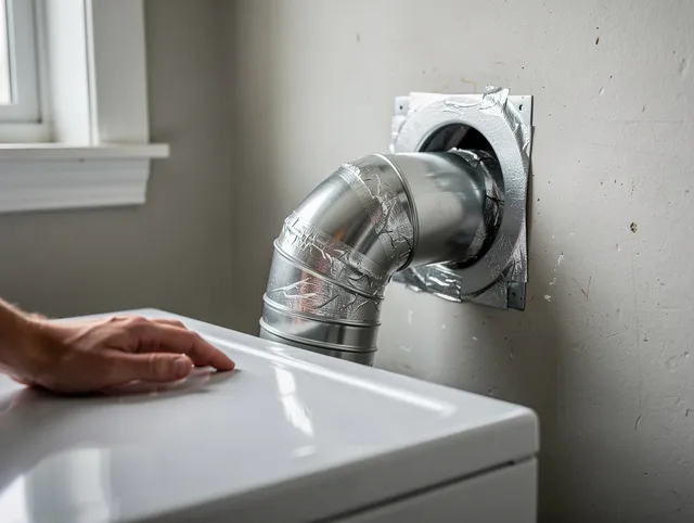 Windsor Locks Dryer Vent Cleaning expert performing professional dryer vent repair and installation in Windsor Locks