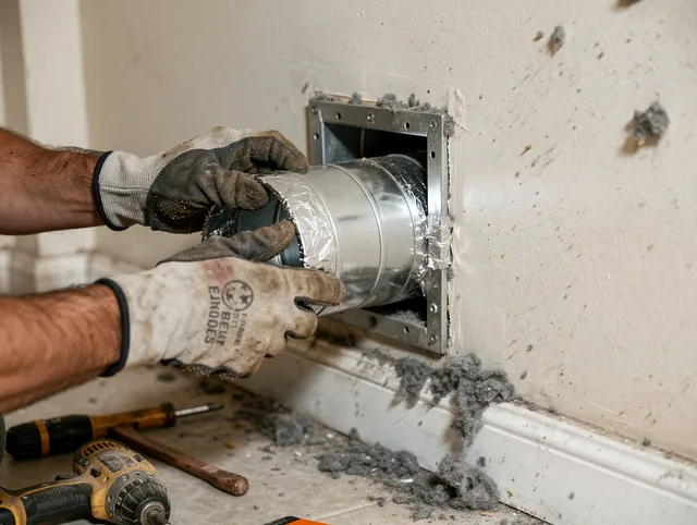 Professional dryer vent repair and installation by Windsor Locks Dryer Vent Cleaning in Windsor Locks